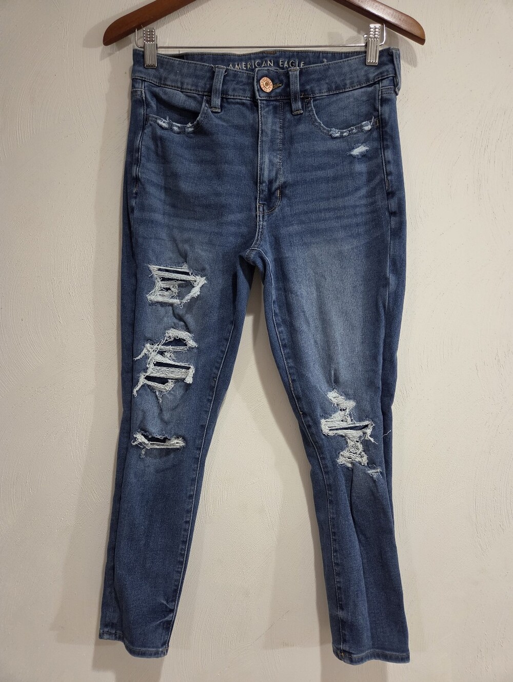 American Eagle Outfitters Stretch Dream Jean Hi-rise Jegging Crop Size 8